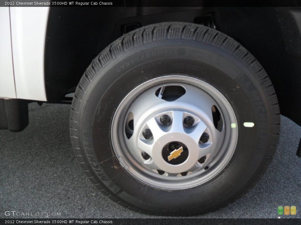 2012 Chevrolet Silverado 3500HD WT Regular Cab Chassis Wheel and Tire Photo #59573868