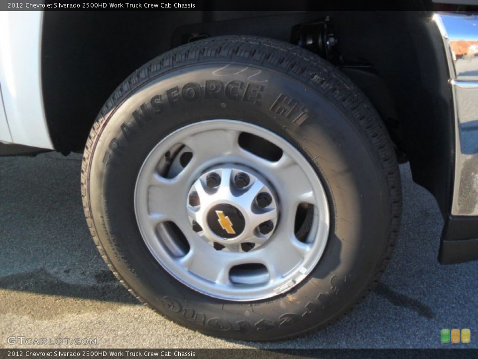2012 Chevrolet Silverado 2500HD Work Truck Crew Cab Chassis Wheel and Tire Photo #59574180