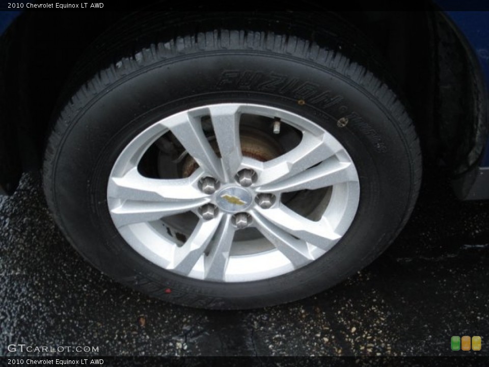 2010 Chevrolet Equinox LT AWD Wheel and Tire Photo #59575497