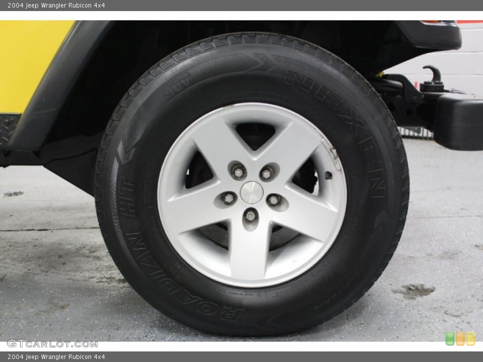 2004 Jeep Wrangler Rubicon 4x4 Wheel and Tire Photo #59578704