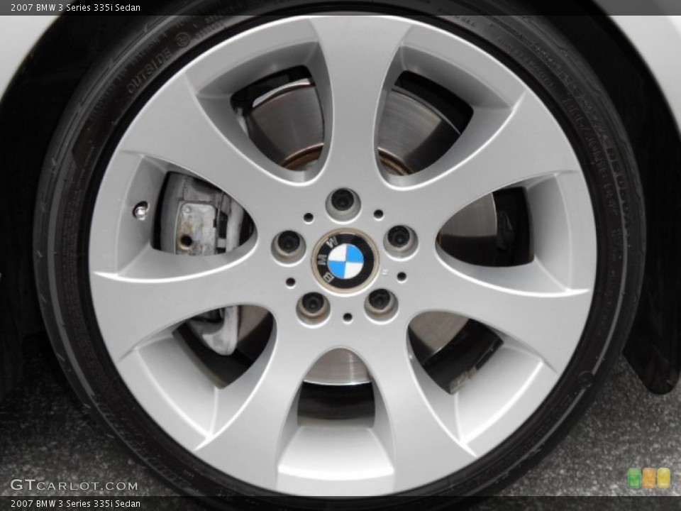 2007 BMW 3 Series 335i Sedan Wheel and Tire Photo #59585201
