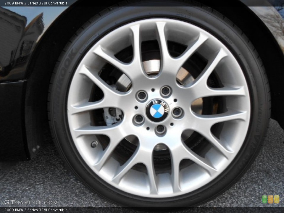 2009 BMW 3 Series 328i Convertible Wheel and Tire Photo #59585483