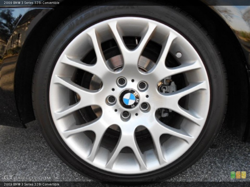 2009 BMW 3 Series 328i Convertible Wheel and Tire Photo #59585492