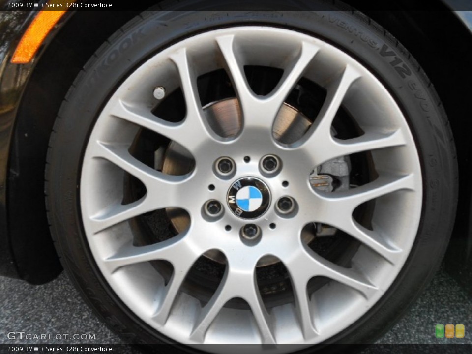 2009 BMW 3 Series 328i Convertible Wheel and Tire Photo #59585508