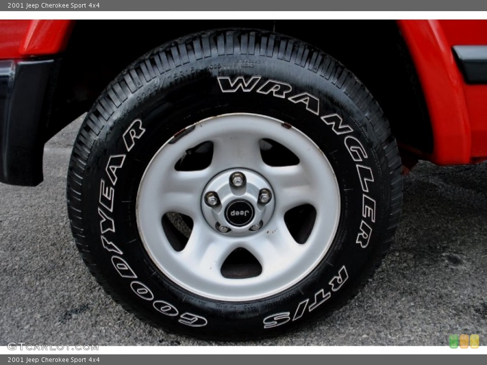 2001 Jeep Cherokee Sport 4x4 Wheel and Tire Photo #59586210