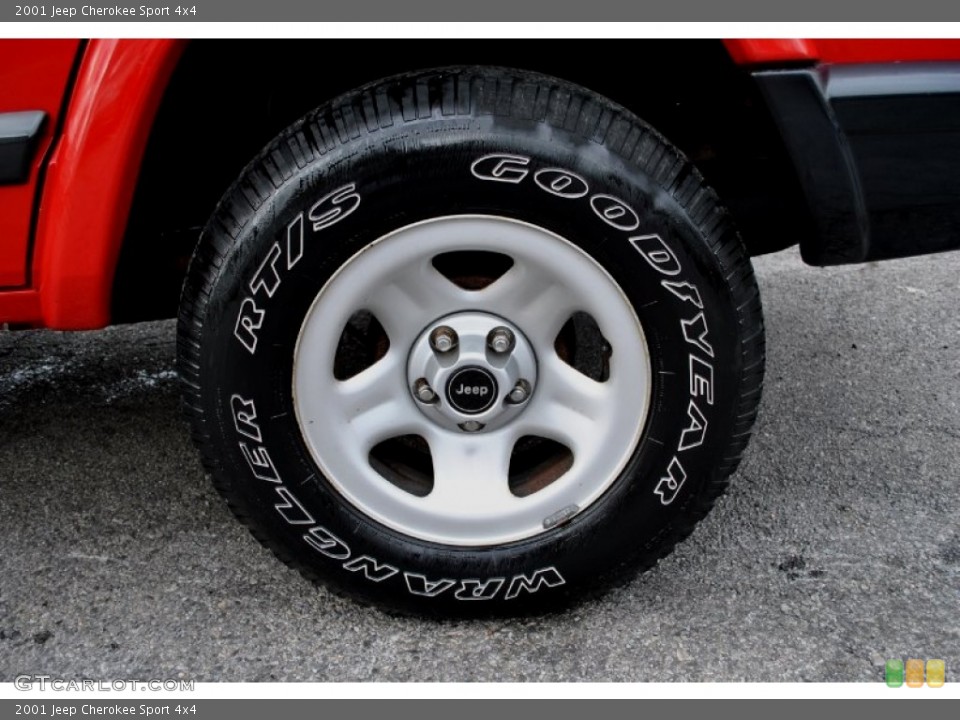 2001 Jeep Cherokee Sport 4x4 Wheel and Tire Photo #59586231