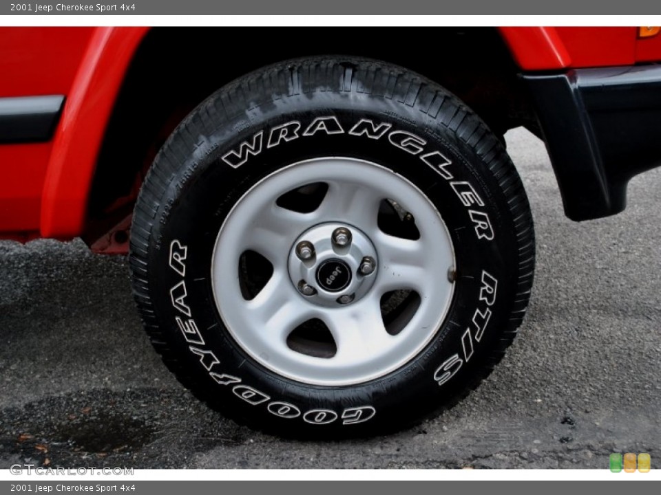 2001 Jeep Cherokee Sport 4x4 Wheel and Tire Photo #59586249