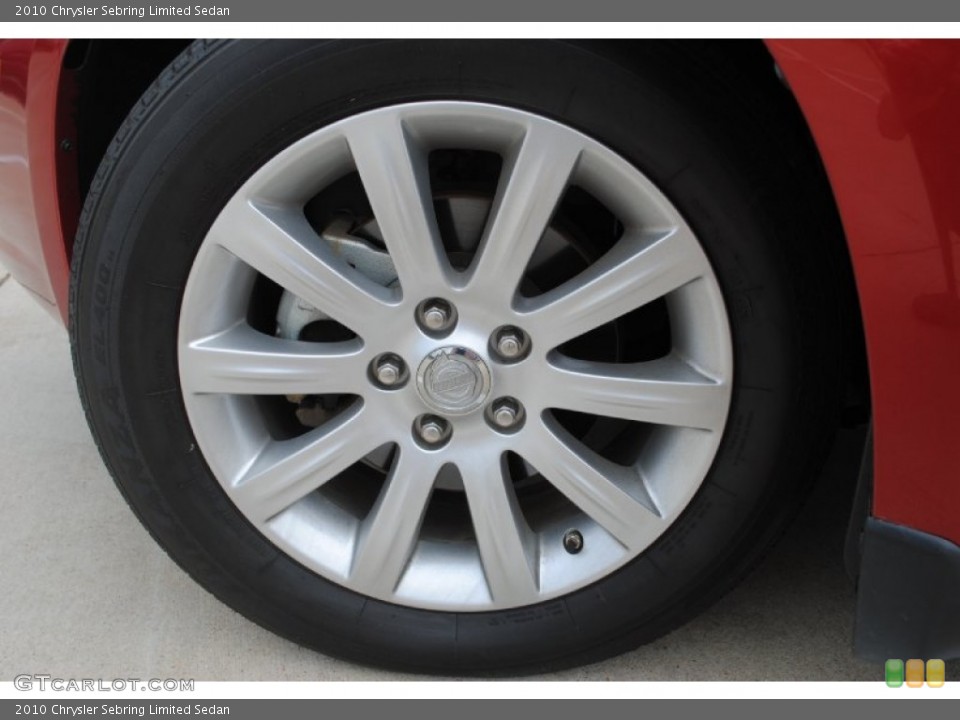 2010 Chrysler Sebring Limited Sedan Wheel and Tire Photo #59590423