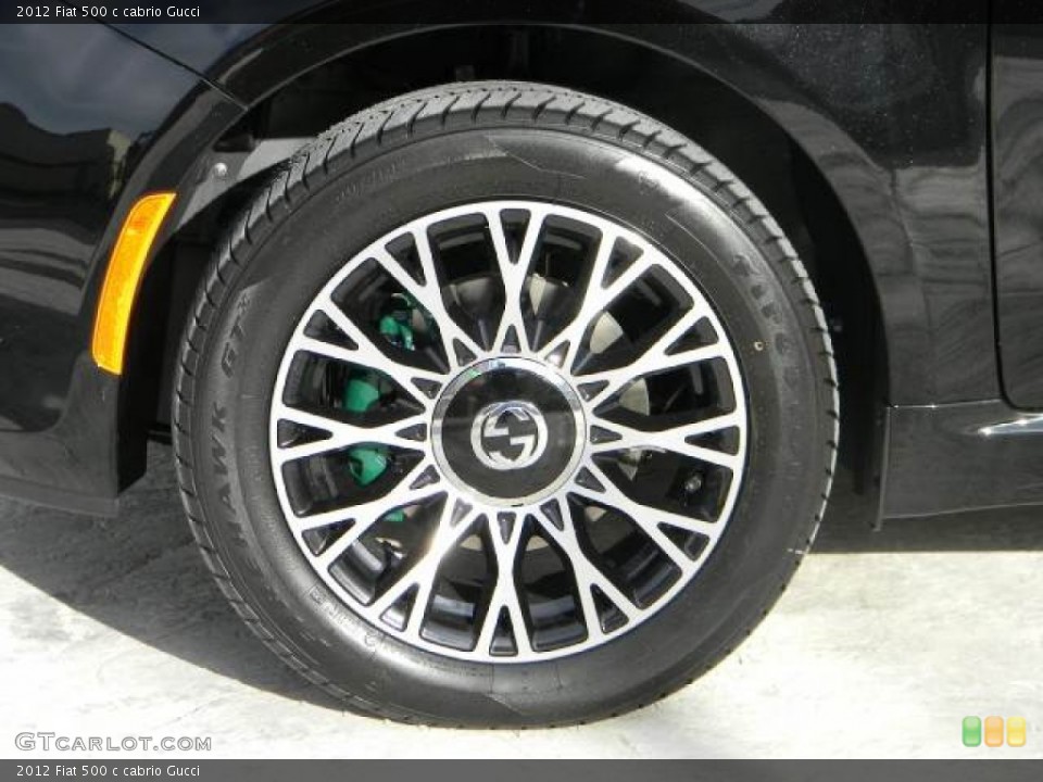 2012 Fiat 500 c cabrio Gucci Wheel and Tire Photo #59593141