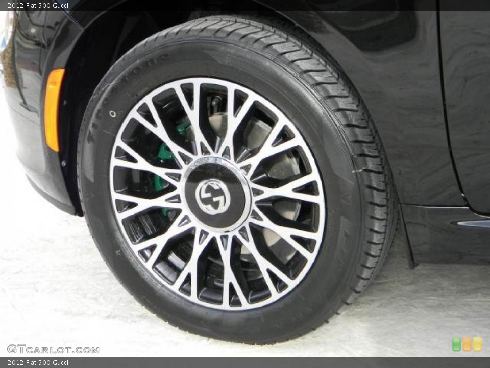 2012 Fiat 500 Gucci Wheel and Tire Photo #59593413