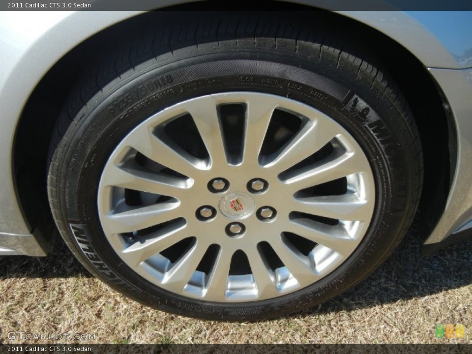 2011 Cadillac CTS 3.0 Sedan Wheel and Tire Photo #59593875