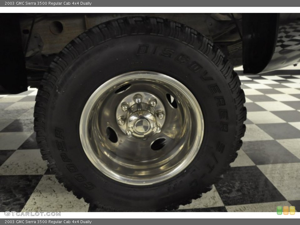 2003 GMC Sierra 3500 Regular Cab 4x4 Dually Wheel and Tire Photo #59595372