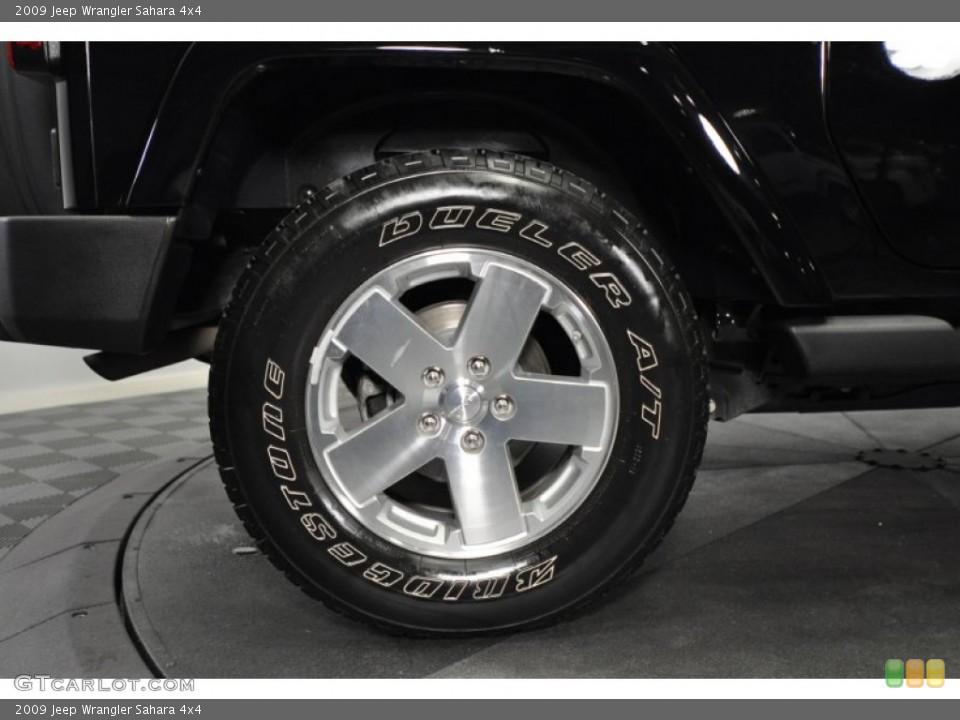 2009 Jeep Wrangler Sahara 4x4 Wheel and Tire Photo #59602338