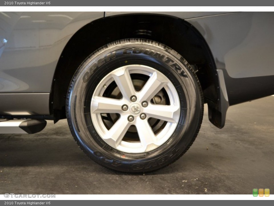2010 Toyota Highlander V6 Wheel and Tire Photo #59602713