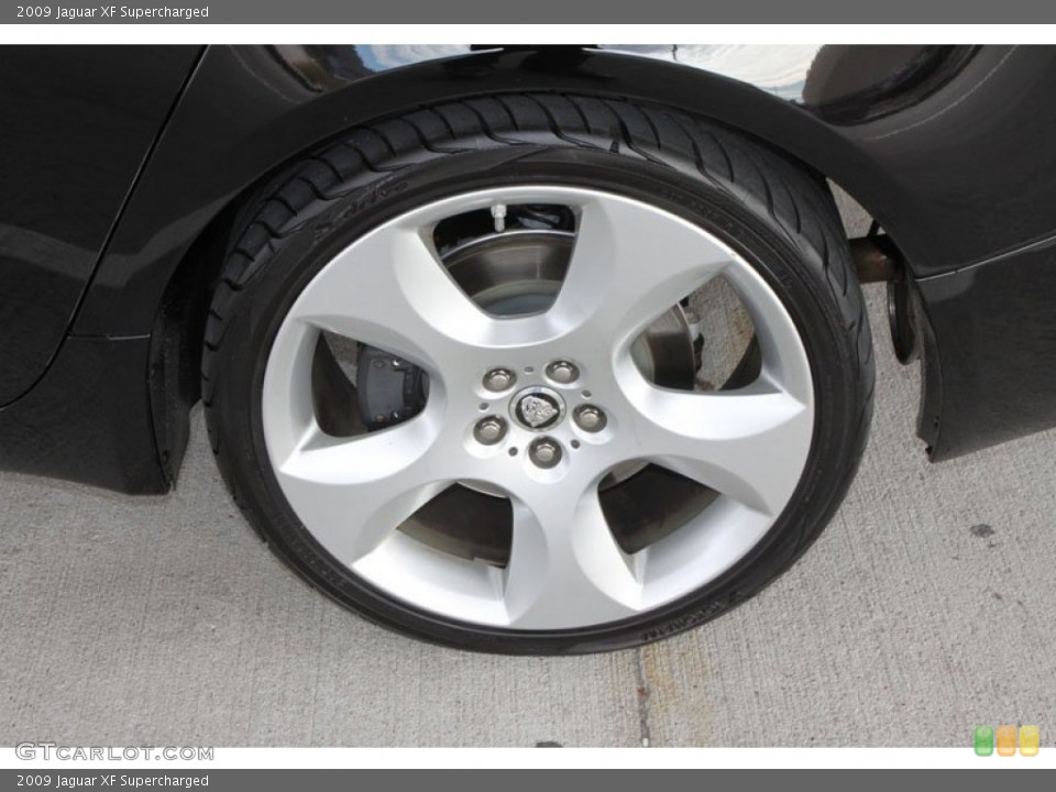 2009 Jaguar XF Supercharged Wheel and Tire Photo #59605548
