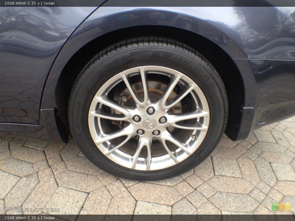 2008 Infiniti G 35 x S Sedan Wheel and Tire Photo #59608242