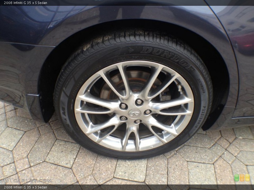 2008 Infiniti G 35 x S Sedan Wheel and Tire Photo #59608269