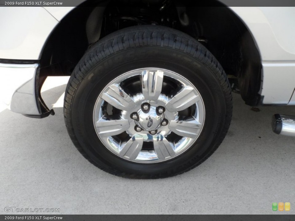 2009 Ford F150 XLT SuperCrew Wheel and Tire Photo #59608926