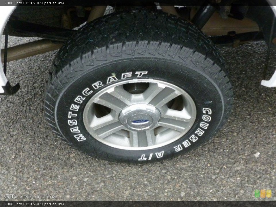 2008 Ford F150 STX SuperCab 4x4 Wheel and Tire Photo #59611757