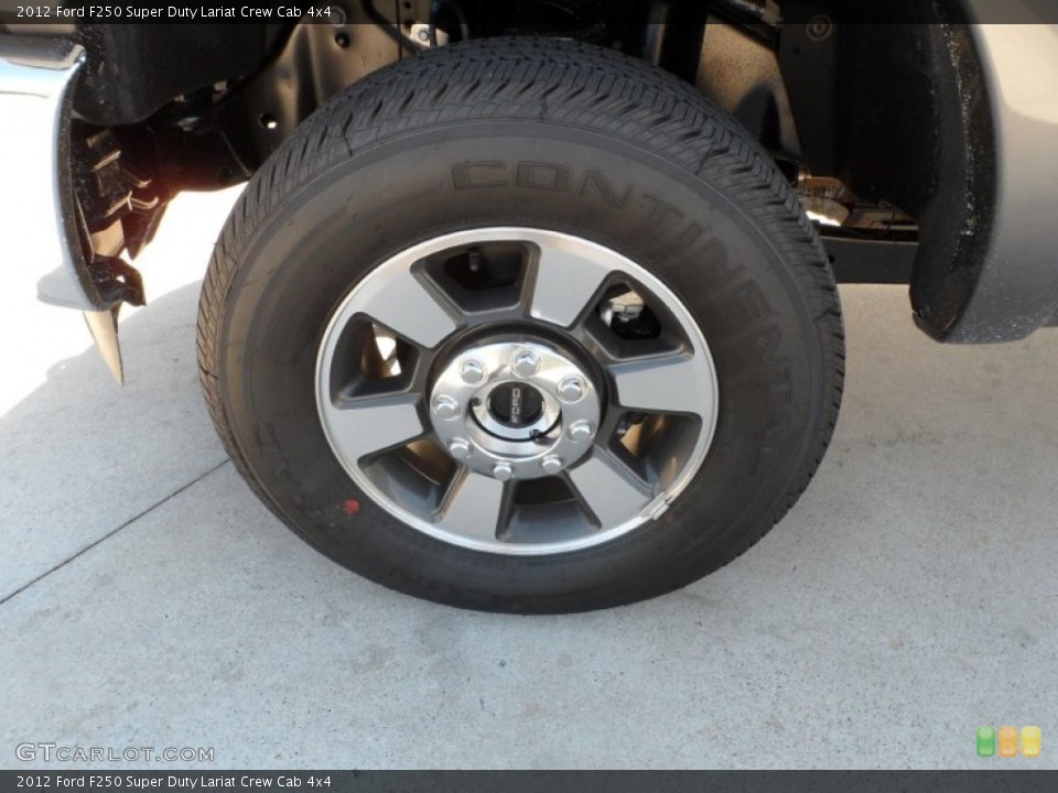 2012 Ford F250 Super Duty Lariat Crew Cab 4x4 Wheel and Tire Photo #59613372