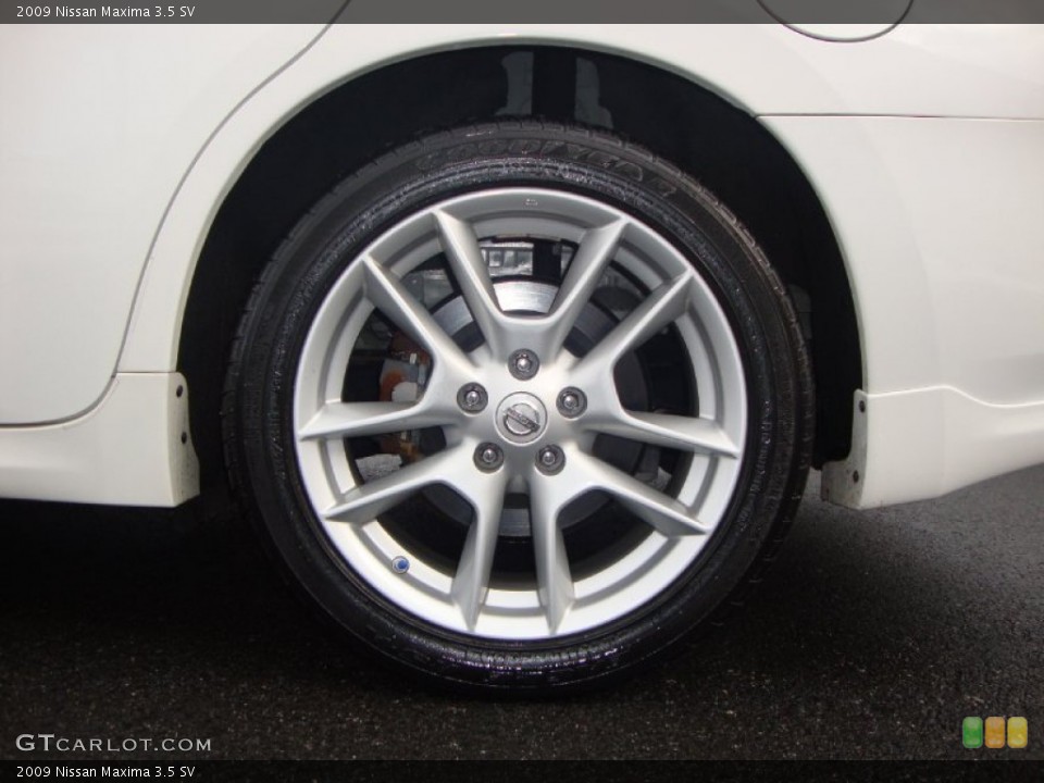 2009 Nissan Maxima 3.5 SV Wheel and Tire Photo #59614938