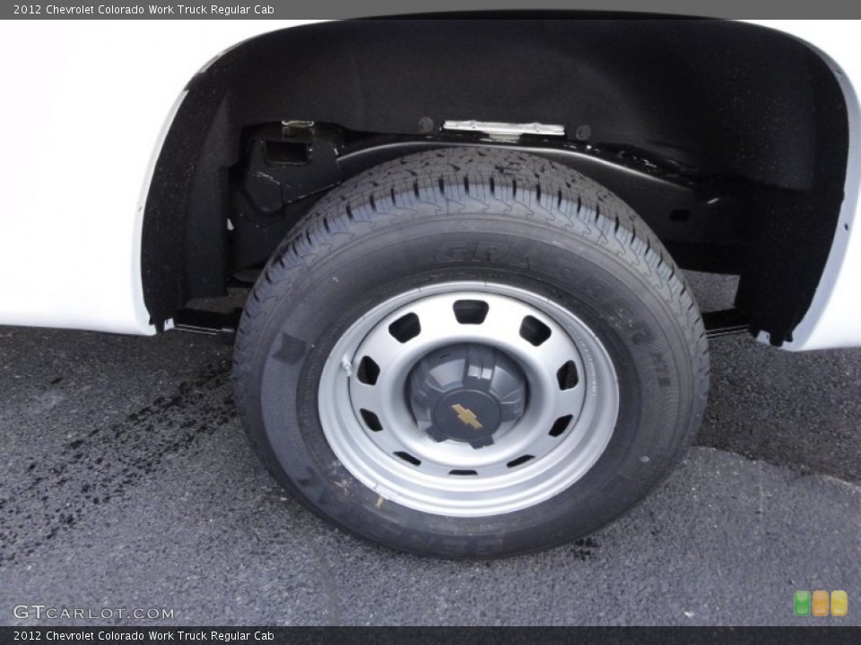2012 Chevrolet Colorado Work Truck Regular Cab Wheel and Tire Photo #59616501