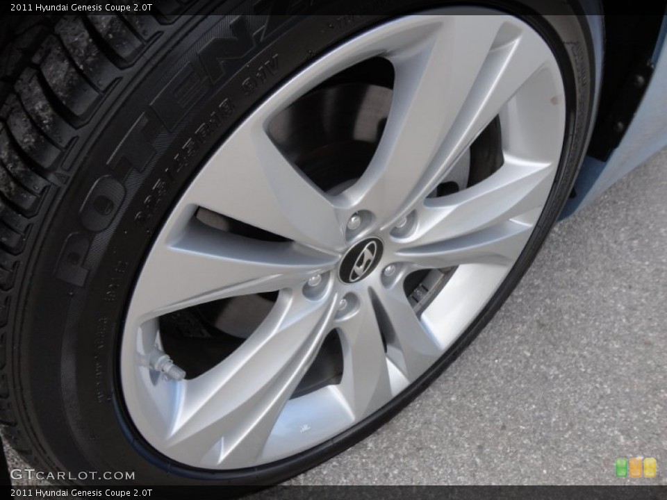 2011 Hyundai Genesis Coupe 2.0T Wheel and Tire Photo #59617599