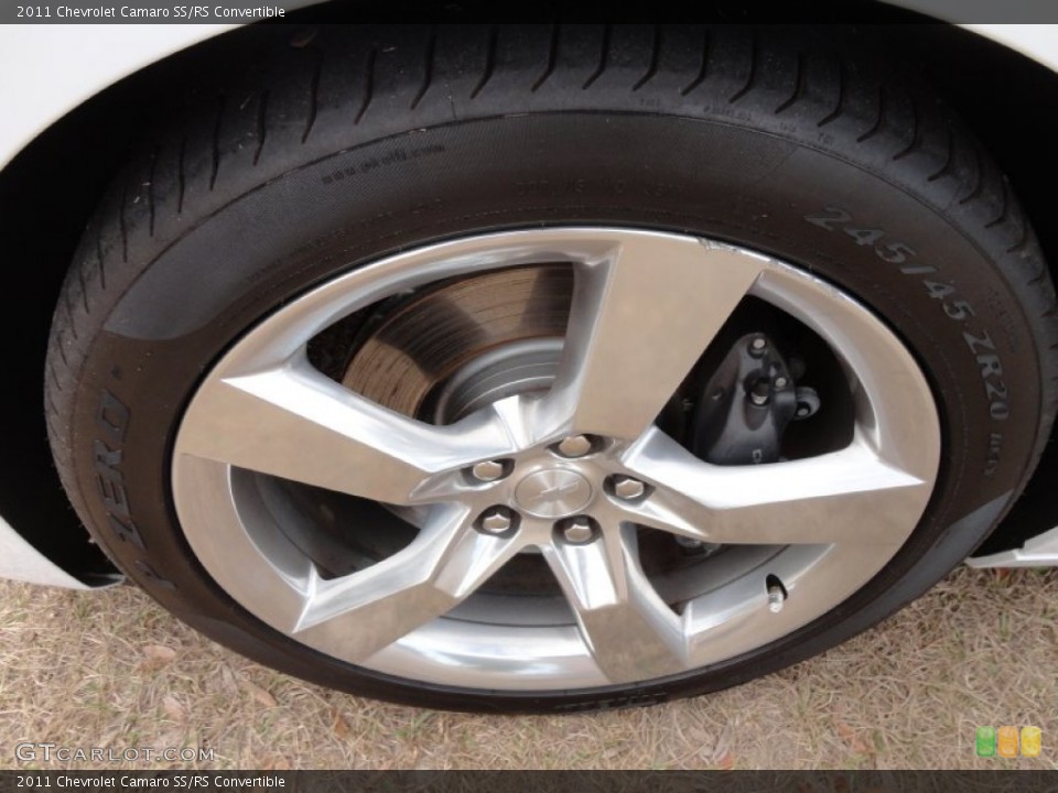 2011 Chevrolet Camaro SS/RS Convertible Wheel and Tire Photo #59617812
