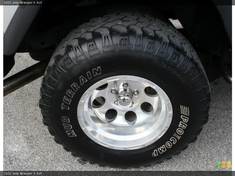 2003 Jeep Wrangler Custom Wheel and Tire Photo #59618058