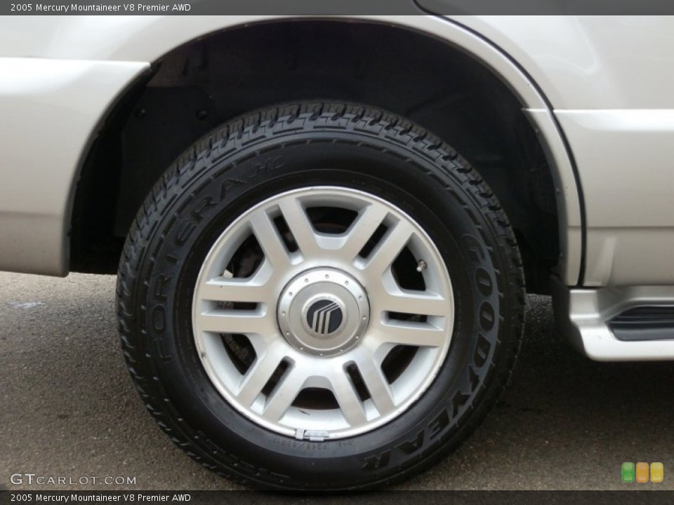 2005 Mercury Mountaineer V8 Premier AWD Wheel and Tire Photo #59621055