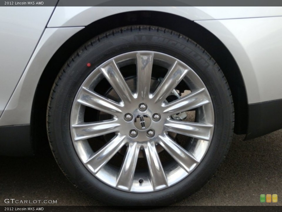 2012 Lincoln MKS AWD Wheel and Tire Photo #59621842