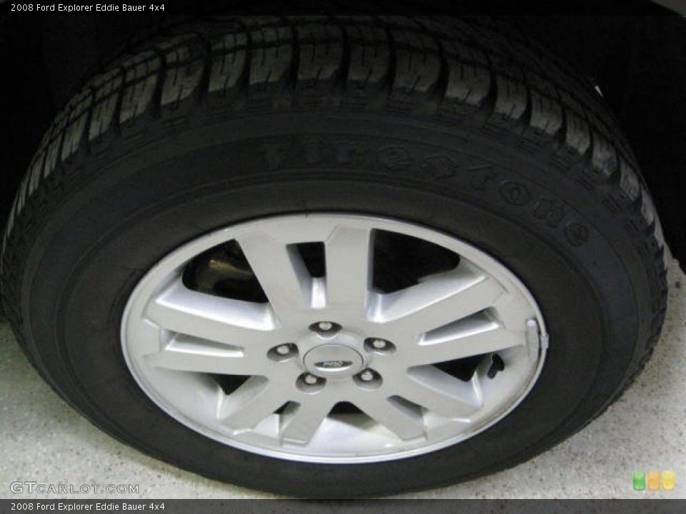 2008 Ford Explorer Eddie Bauer 4x4 Wheel and Tire Photo #59623029