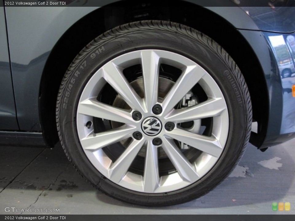 2012 Volkswagen Golf 2 Door TDI Wheel and Tire Photo #59624865