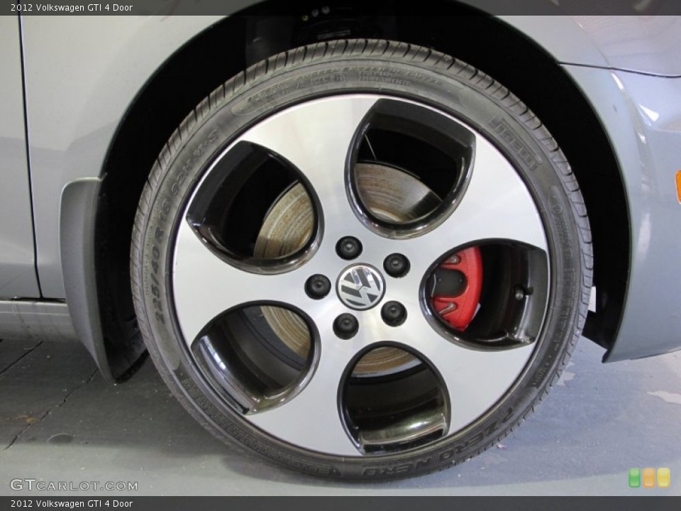 2012 Volkswagen GTI 4 Door Wheel and Tire Photo #59625792