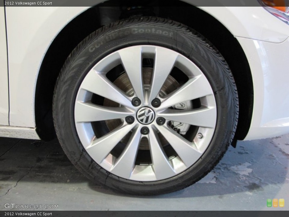 2012 Volkswagen CC Sport Wheel and Tire Photo #59626590