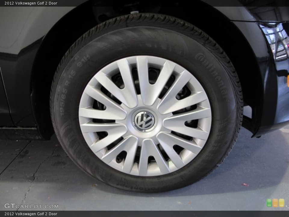 2012 Volkswagen Golf 2 Door Wheel and Tire Photo #59626728