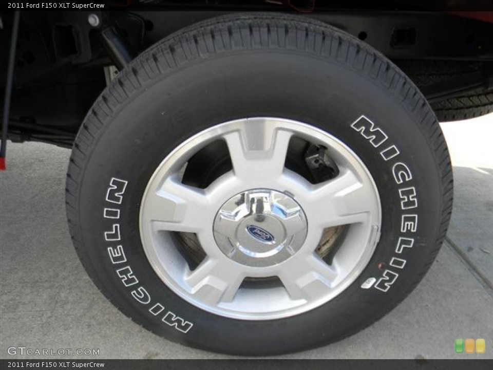 2011 Ford F150 XLT SuperCrew Wheel and Tire Photo #59627400