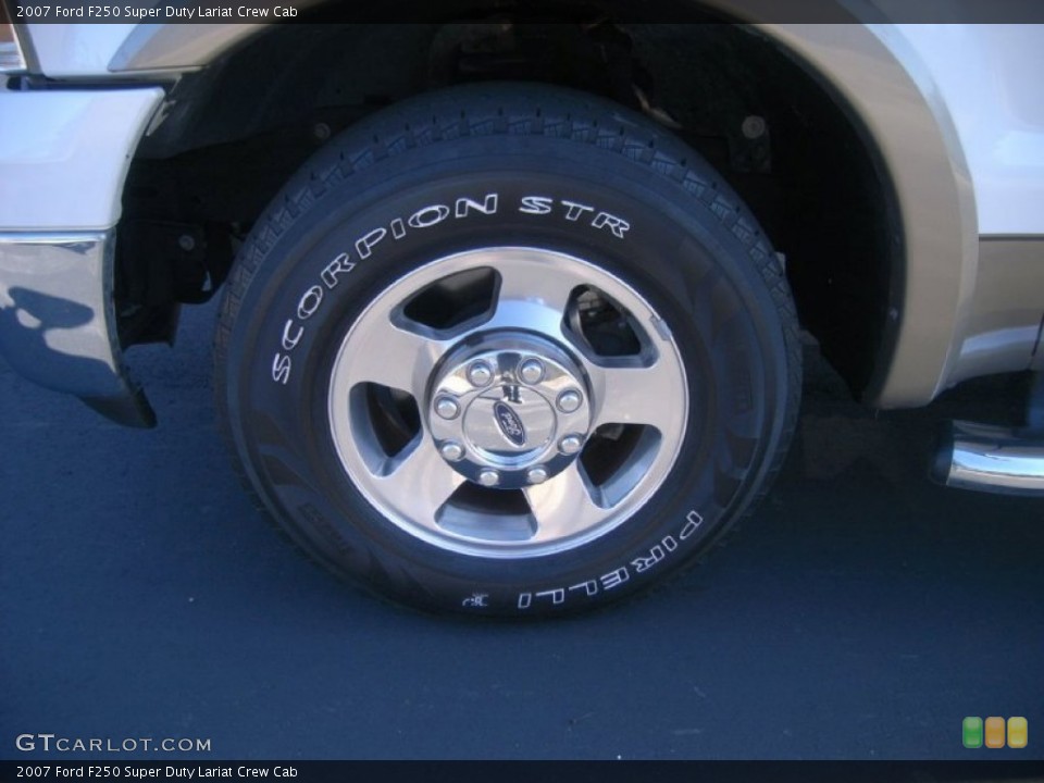 2007 Ford F250 Super Duty Lariat Crew Cab Wheel and Tire Photo #59633553