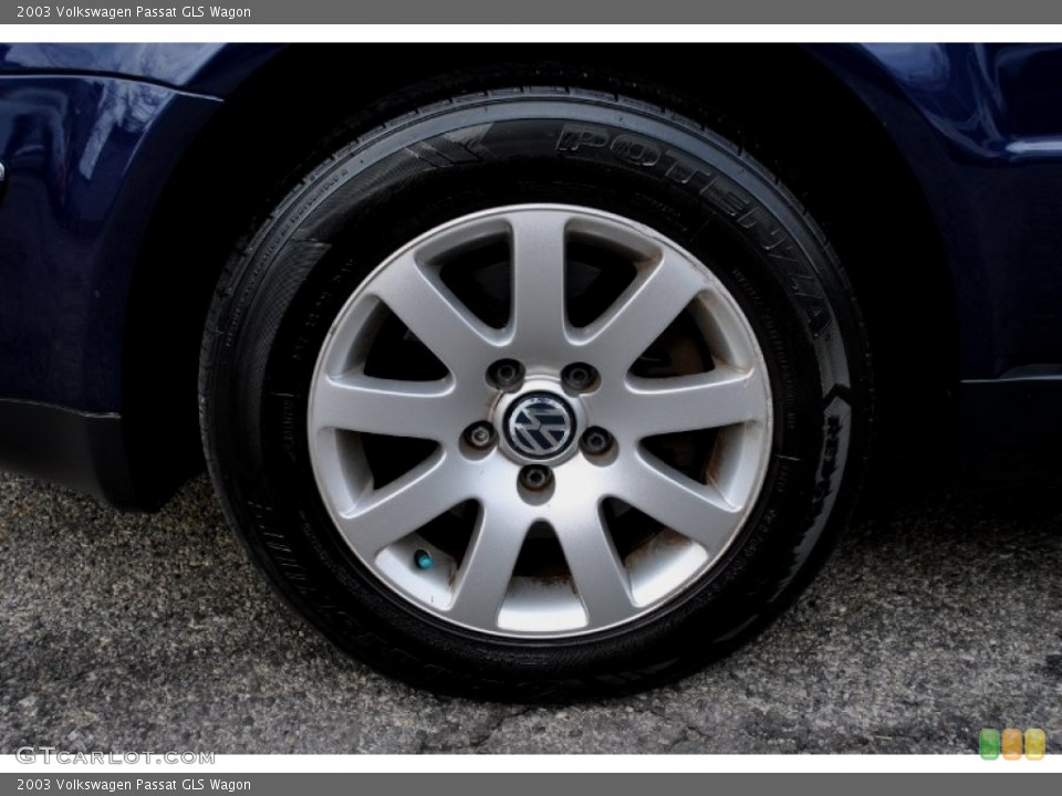 2003 Volkswagen Passat GLS Wagon Wheel and Tire Photo #59641574
