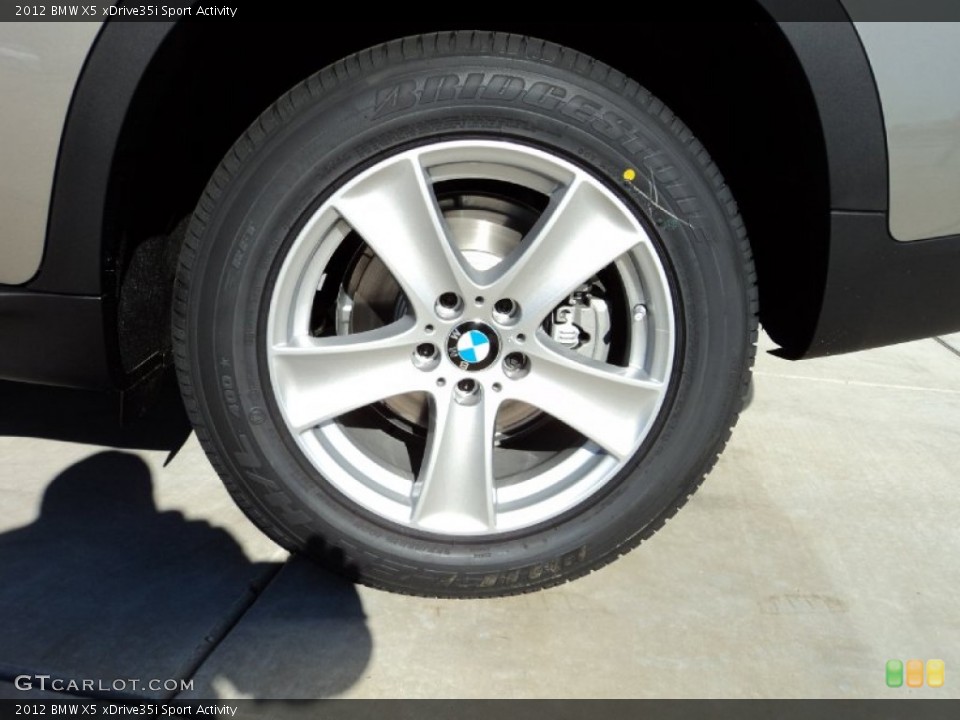 2012 BMW X5 xDrive35i Sport Activity Wheel and Tire Photo #59650922