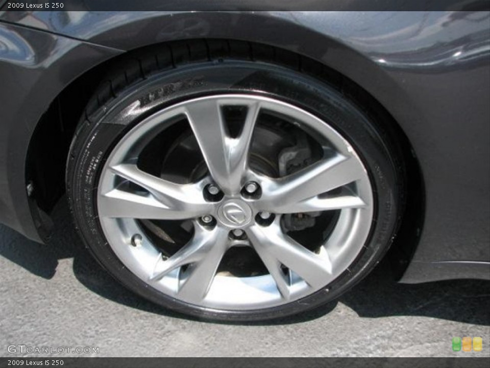 2009 Lexus IS 250 Wheel and Tire Photo #59654356