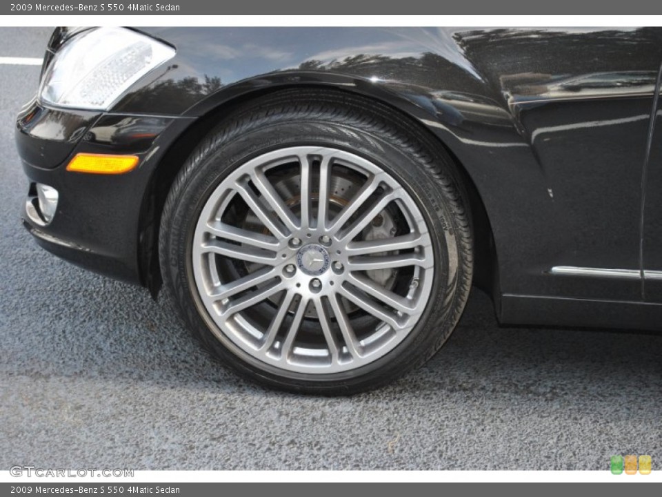 2009 Mercedes-Benz S 550 4Matic Sedan Wheel and Tire Photo #59661243