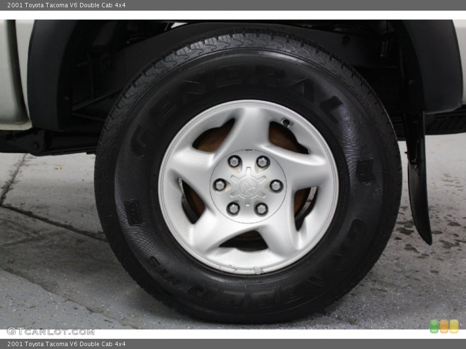 2001 Toyota Tacoma V6 Double Cab 4x4 Wheel and Tire Photo #59663766