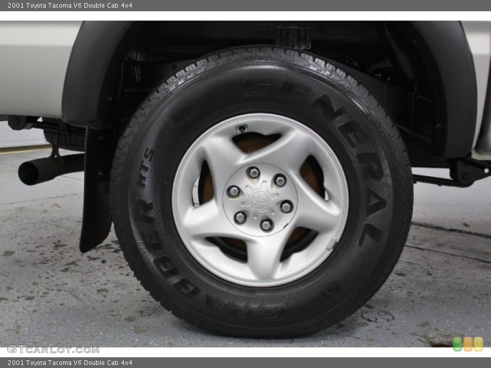 2001 Toyota Tacoma V6 Double Cab 4x4 Wheel and Tire Photo #59663775