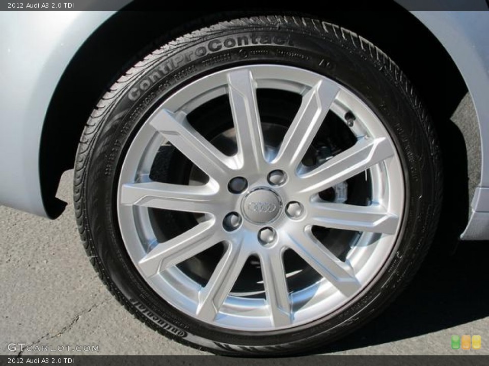 2012 Audi A3 2.0 TDI Wheel and Tire Photo #59667135