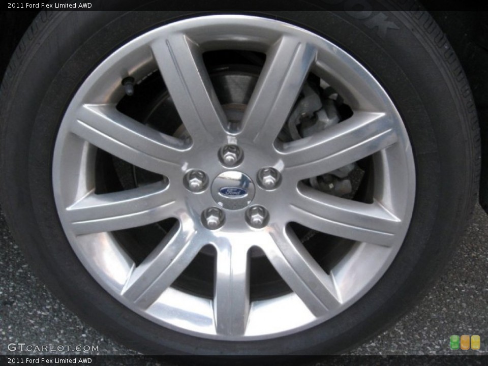 2011 Ford Flex Limited AWD Wheel and Tire Photo #59670094