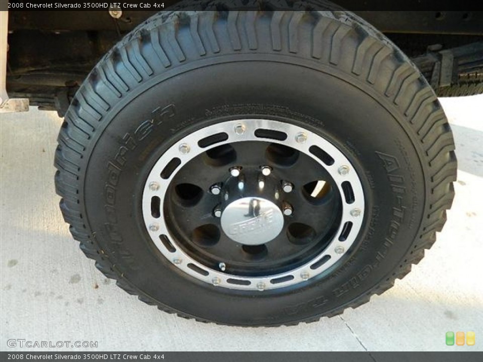 2008 Chevrolet Silverado 3500HD Custom Wheel and Tire Photo #59672302