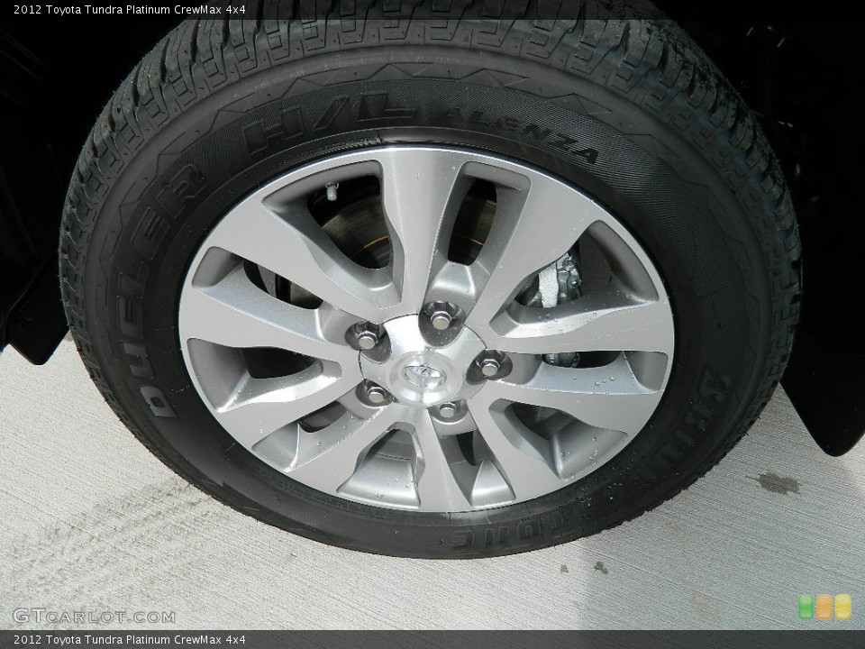 2012 Toyota Tundra Platinum CrewMax 4x4 Wheel and Tire Photo #59674465