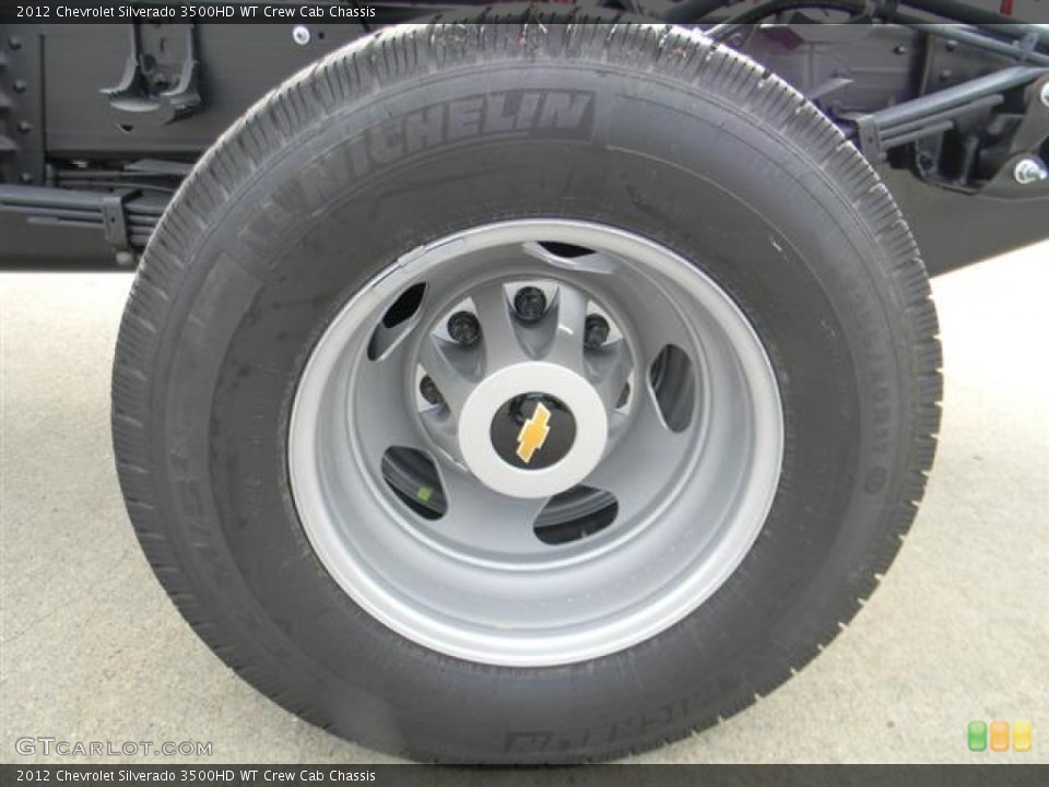 2012 Chevrolet Silverado 3500HD WT Crew Cab Chassis Wheel and Tire Photo #59674561
