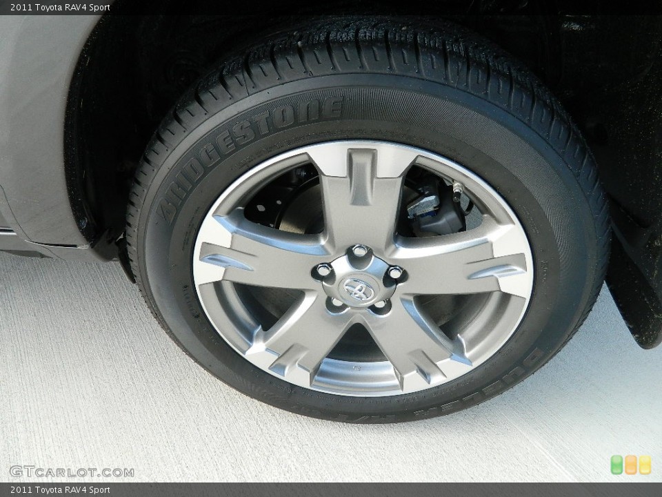 2011 Toyota RAV4 Sport Wheel and Tire Photo #59677537